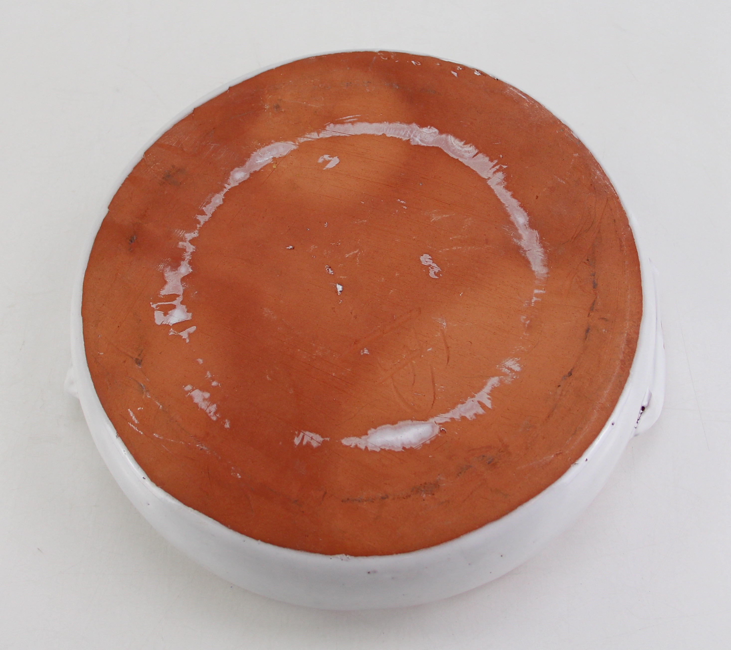 Large Bybee Pottery Bowl with Flower Design