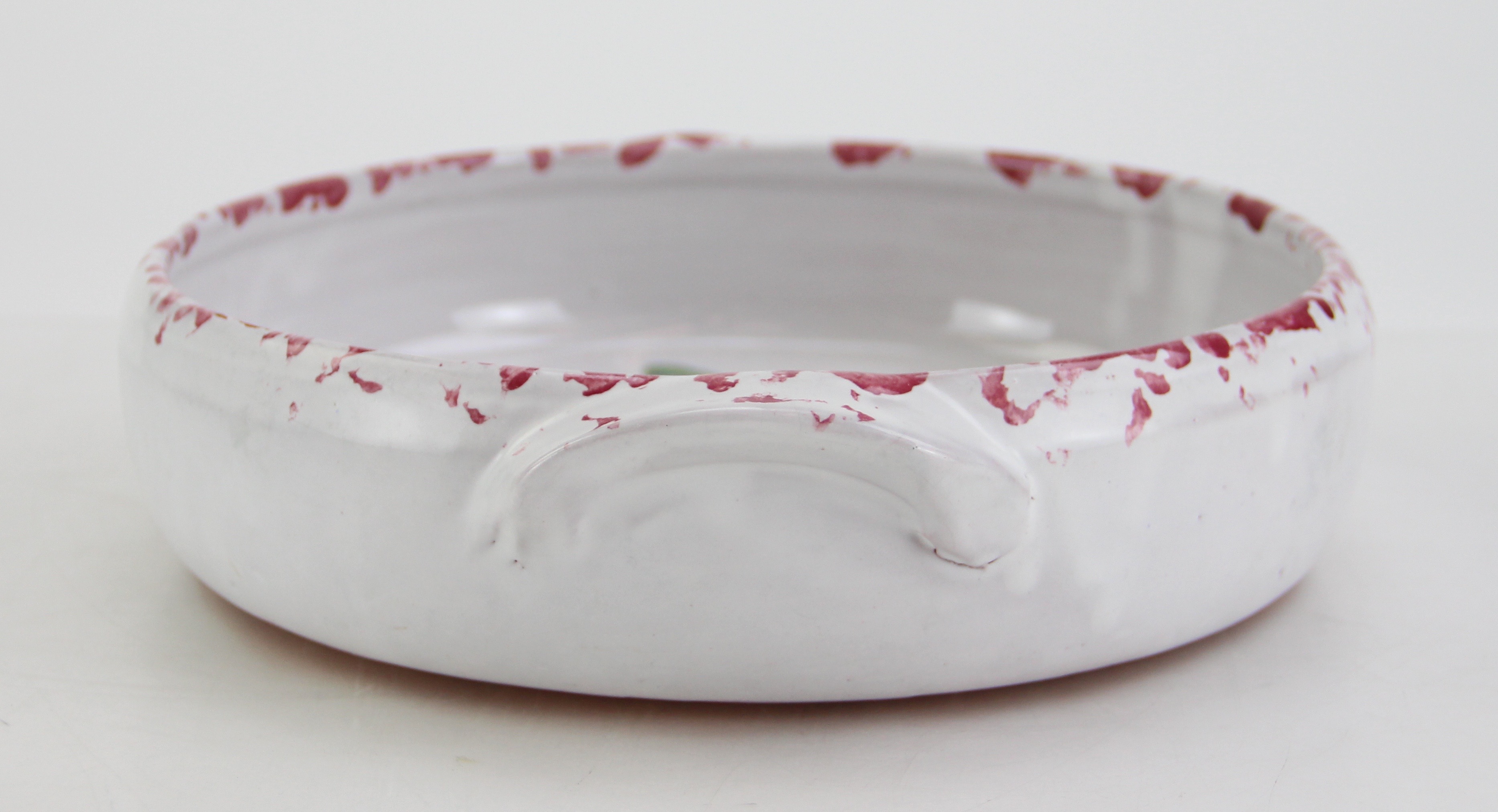 Large Bybee Pottery Bowl with Flower Design