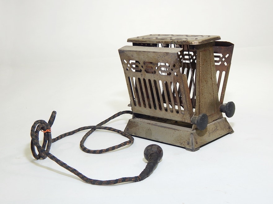Antique 1914 Edison Electric Hot Point Toaster
