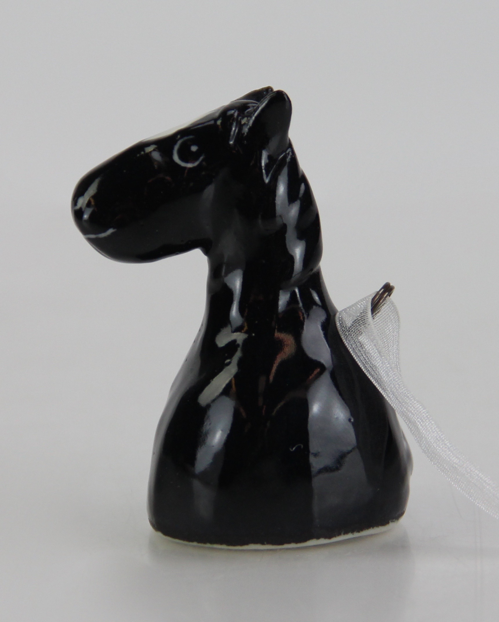 Trio of Vintage Ceramic Horses and Ornament