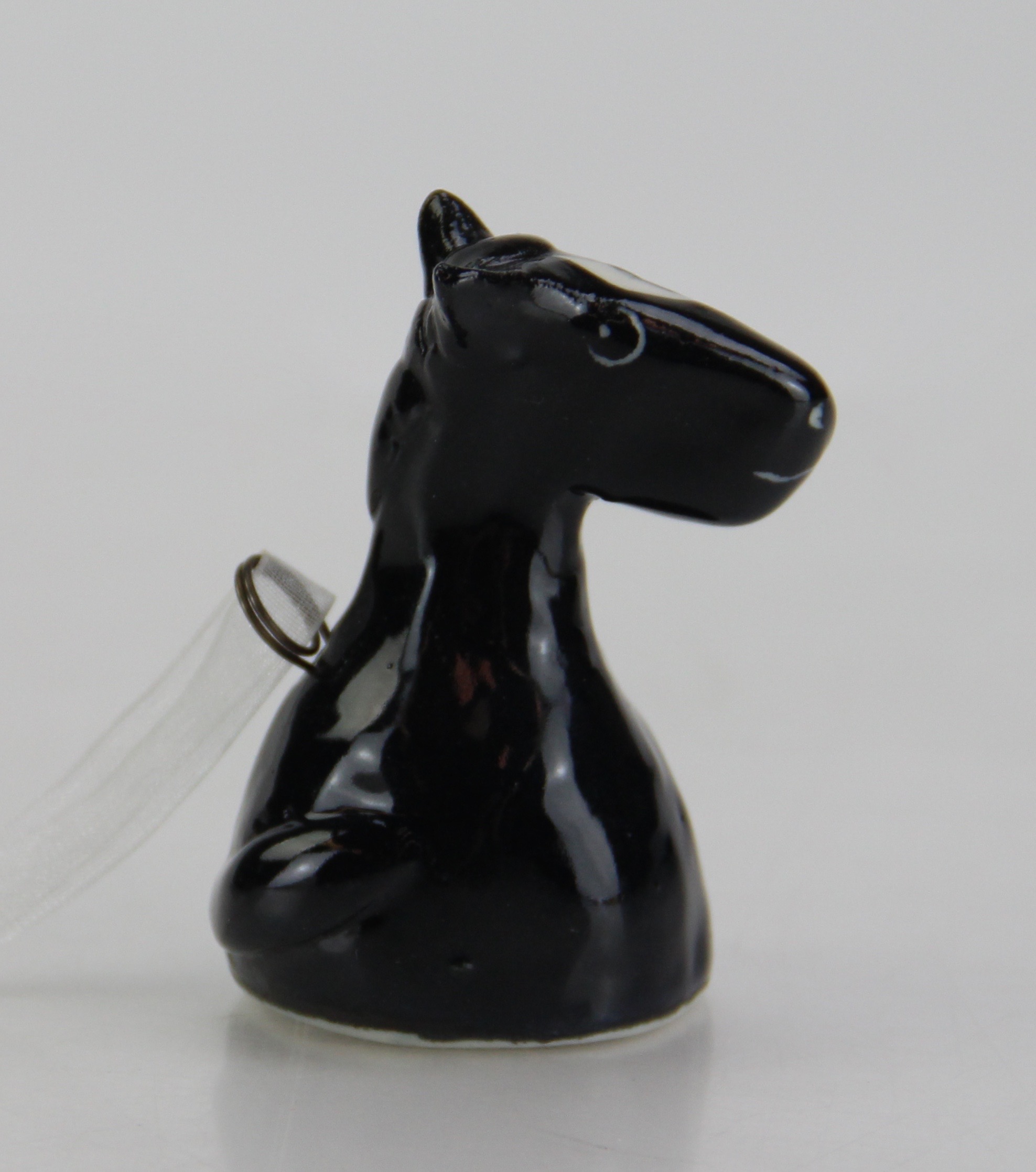 Trio of Vintage Ceramic Horses and Ornament