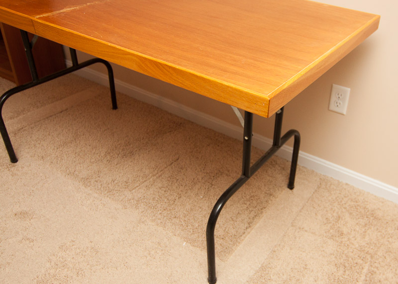 Handmade Wood Top Folding Table