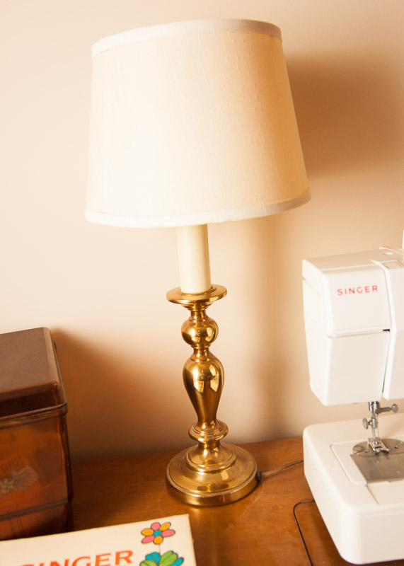 Vintage Sewing Desk and Singer Sewing Machine