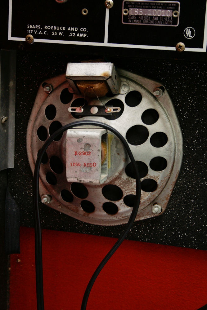 Sears Silvertone Model 1448 Amplifier And Electric Guitar