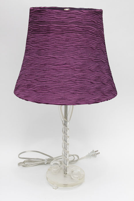 Pair of Modern Acrylic Table Lamps