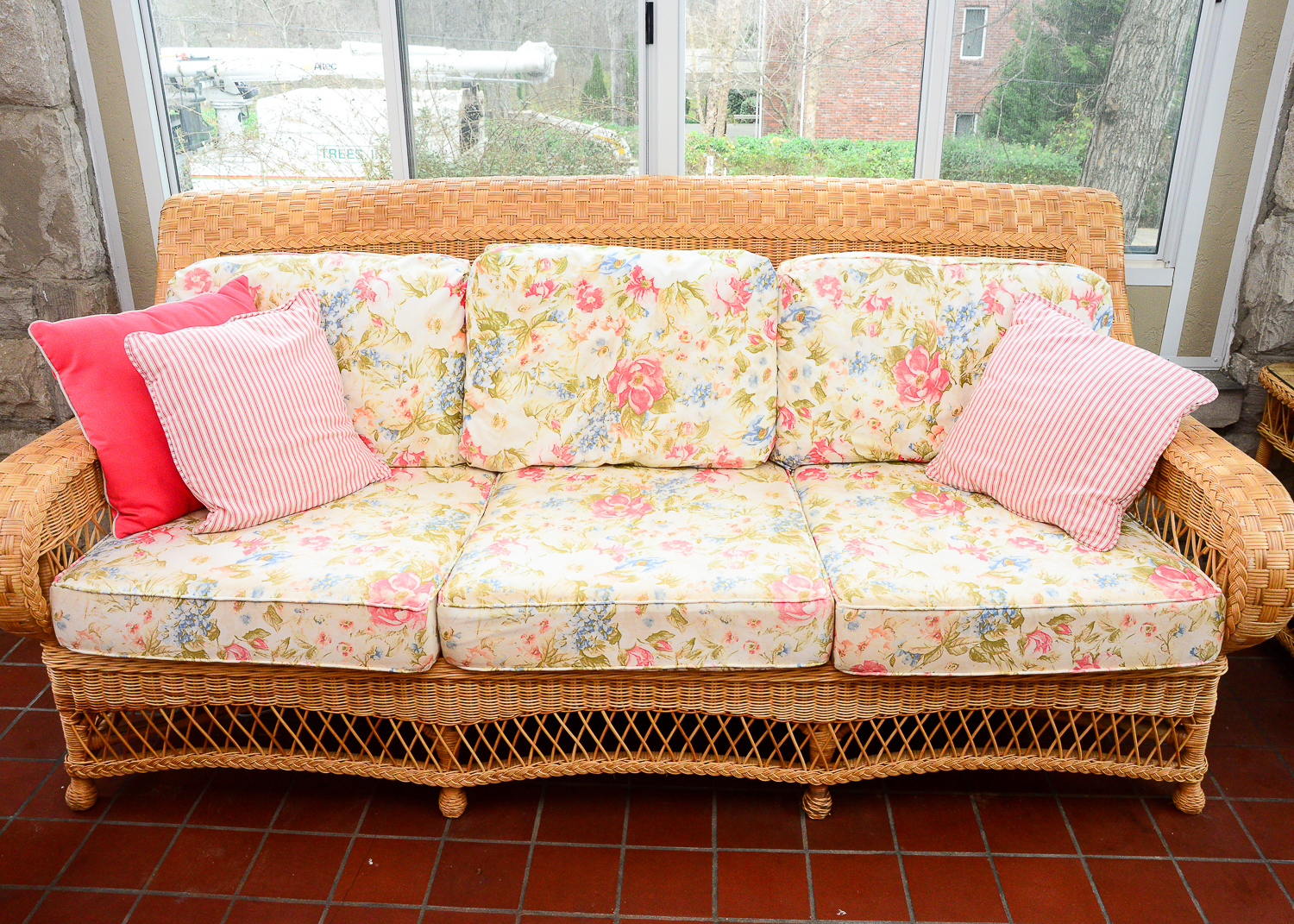 Henry Link Wicker Patio Sofa