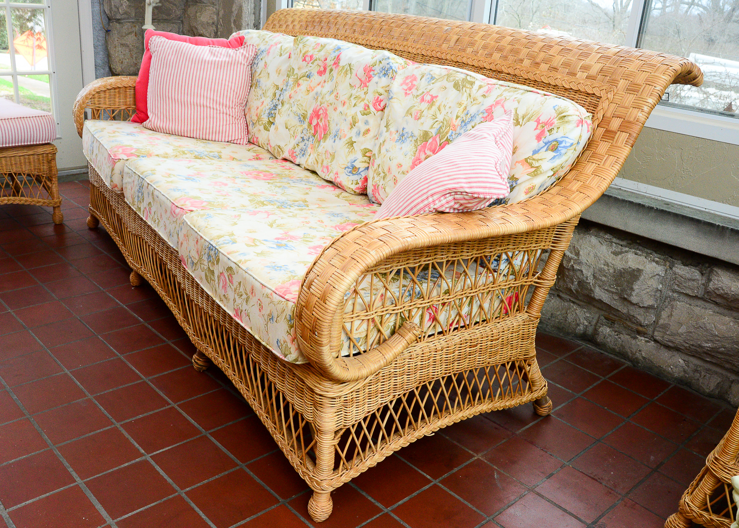 Henry Link Wicker Patio Sofa