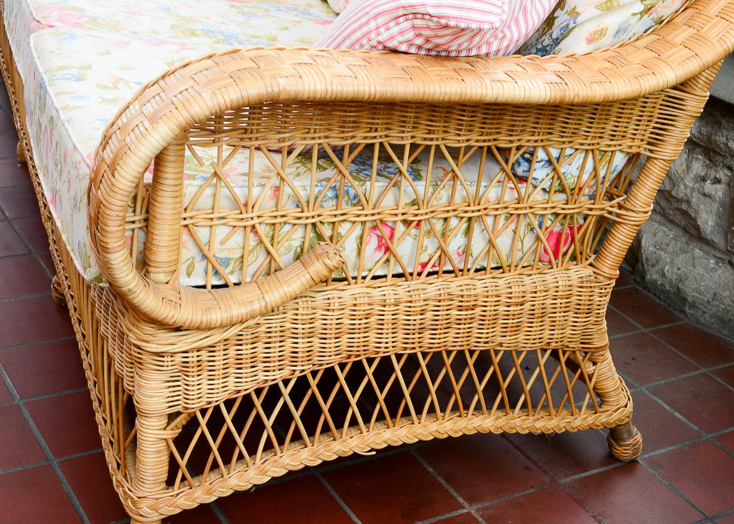 Henry Link Wicker Patio Sofa