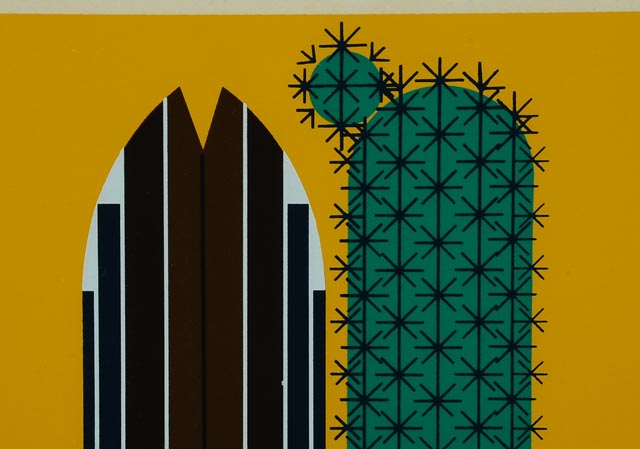 Charley Harper Signed Roadrunner Serigraph "Tall Tale"