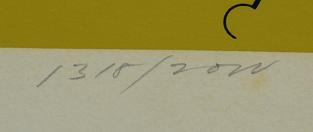 Charley Harper Signed Roadrunner Serigraph "Tall Tale"