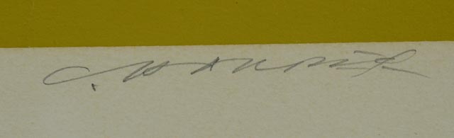 Charley Harper Signed Roadrunner Serigraph "Tall Tale"