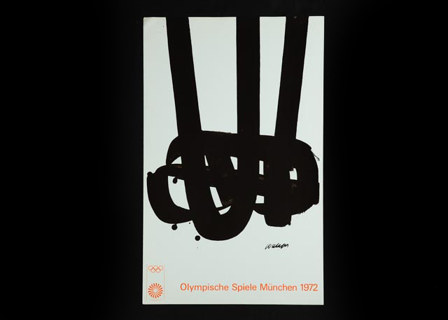Pierre Soulages 1972 Munich Olympics Poster