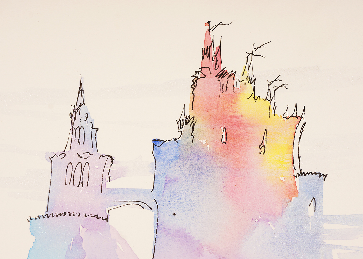 Pair of Walter Falk Original Paintings