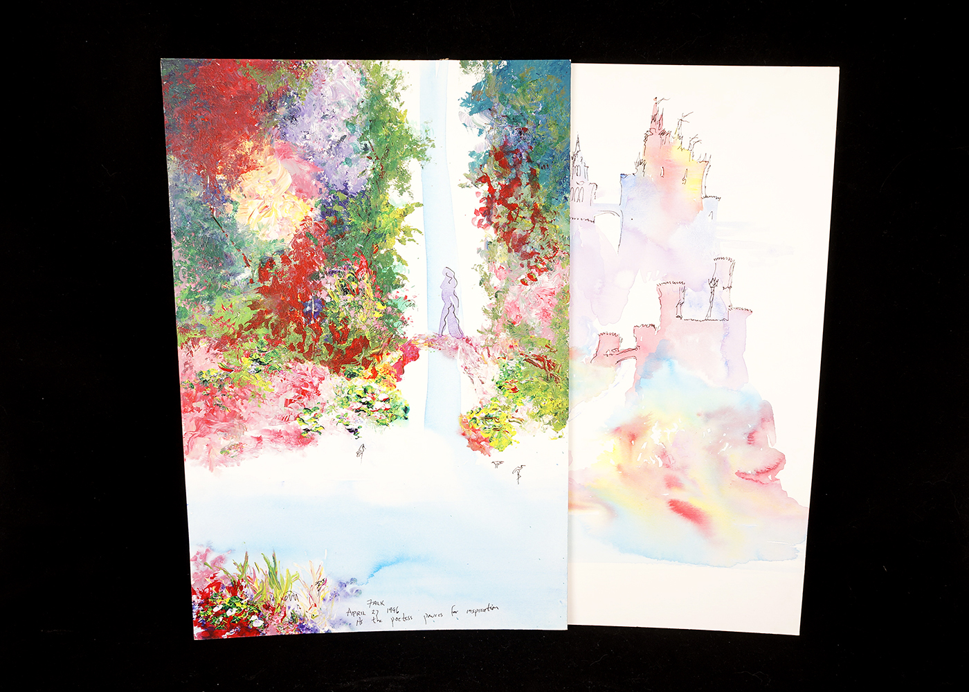 Pair of Walter Falk Original Paintings