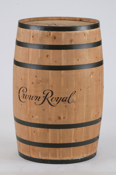 Crown Royal Barrel Bookcase / Shelf