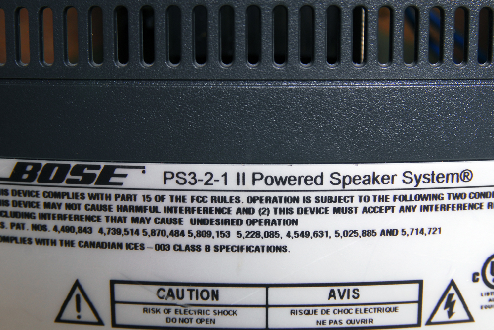 Bose CD/DVD Home Entertainment Center