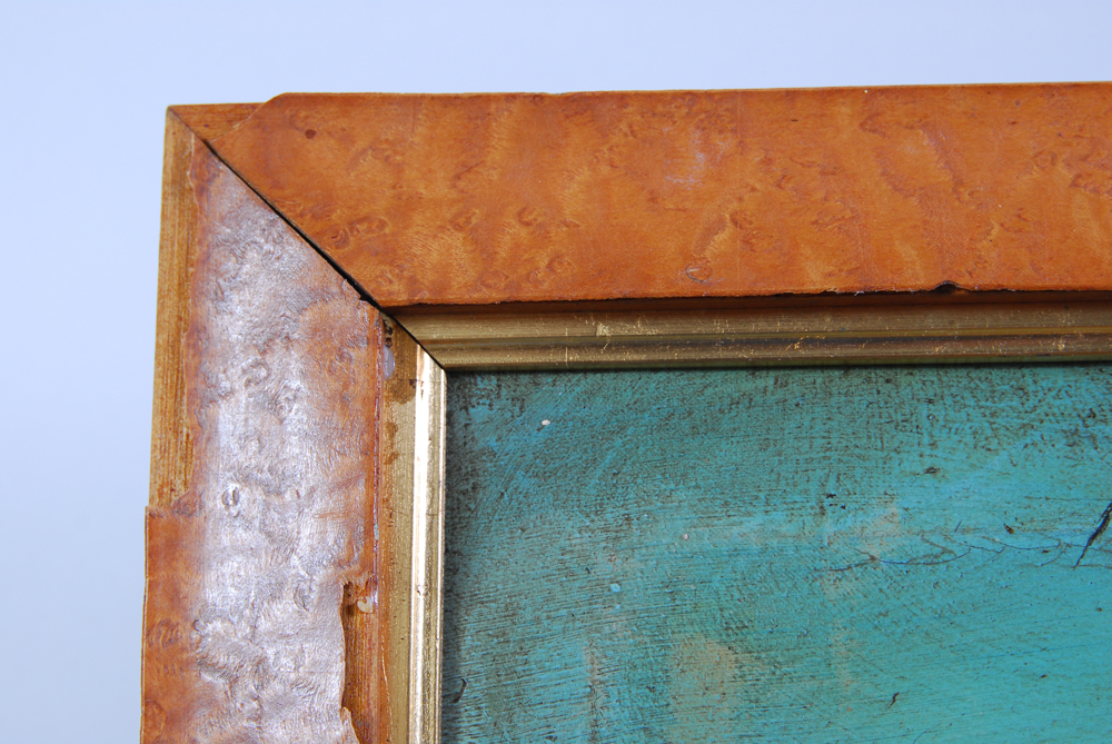 Framed Painting of "The Perserverance" 1877