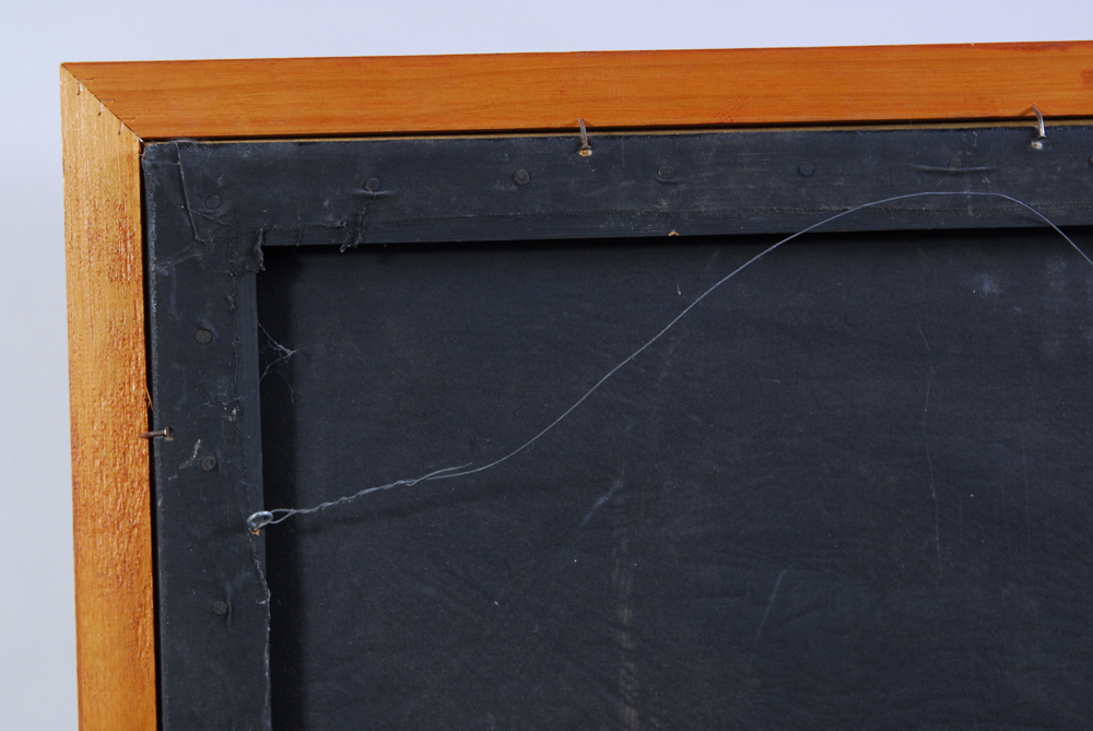 Framed Painting of "The Perserverance" 1877