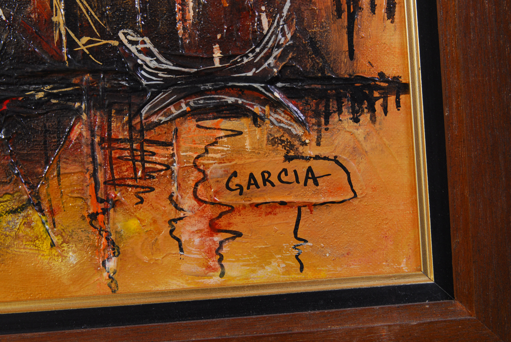 Danny Garcia "Ships in Port" Original Acrylic Painting