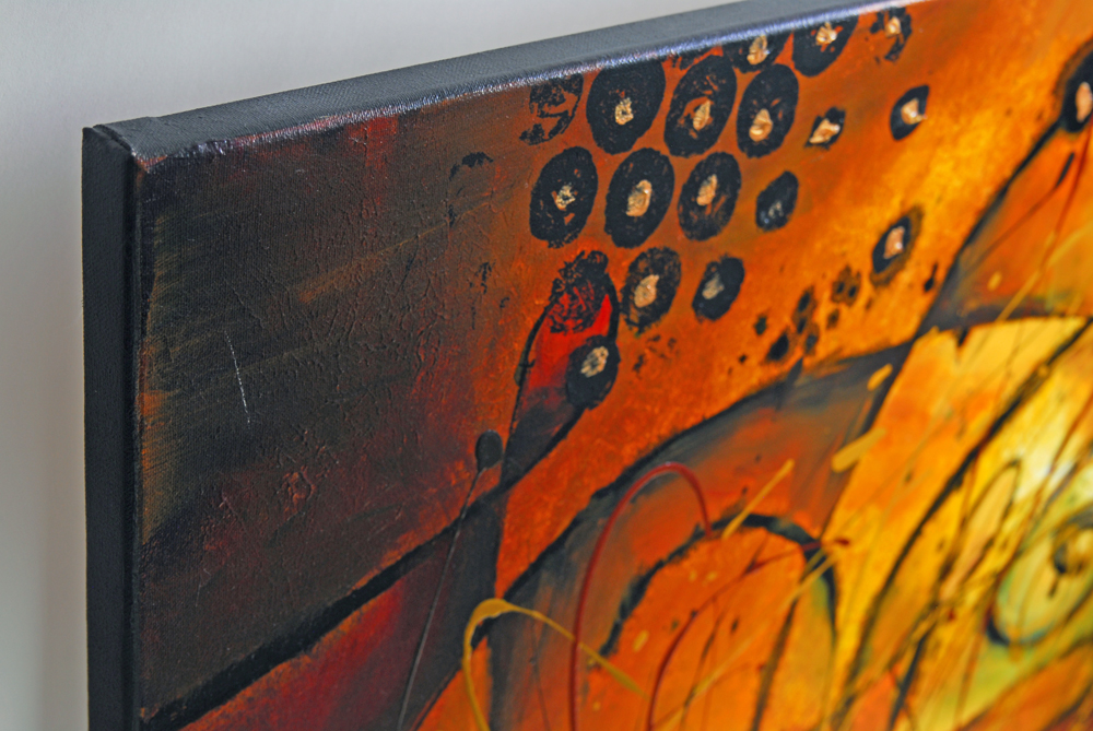 Paula Nizamas "A Visit to the Moon" Oil Painting