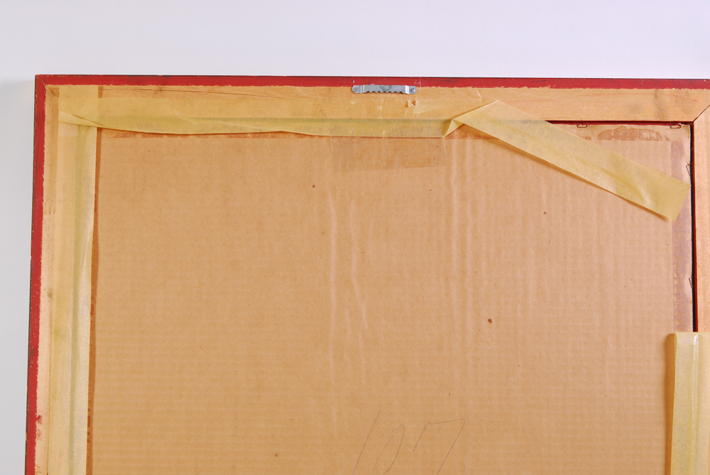 Raoul Raymond "Fiddler over Farmyard Scene" Print