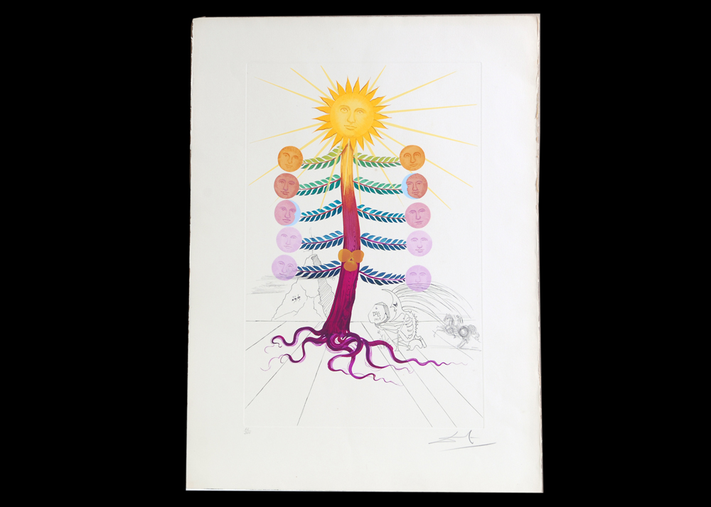 Salvador Dali "Flora Dalinae Lune" 1967