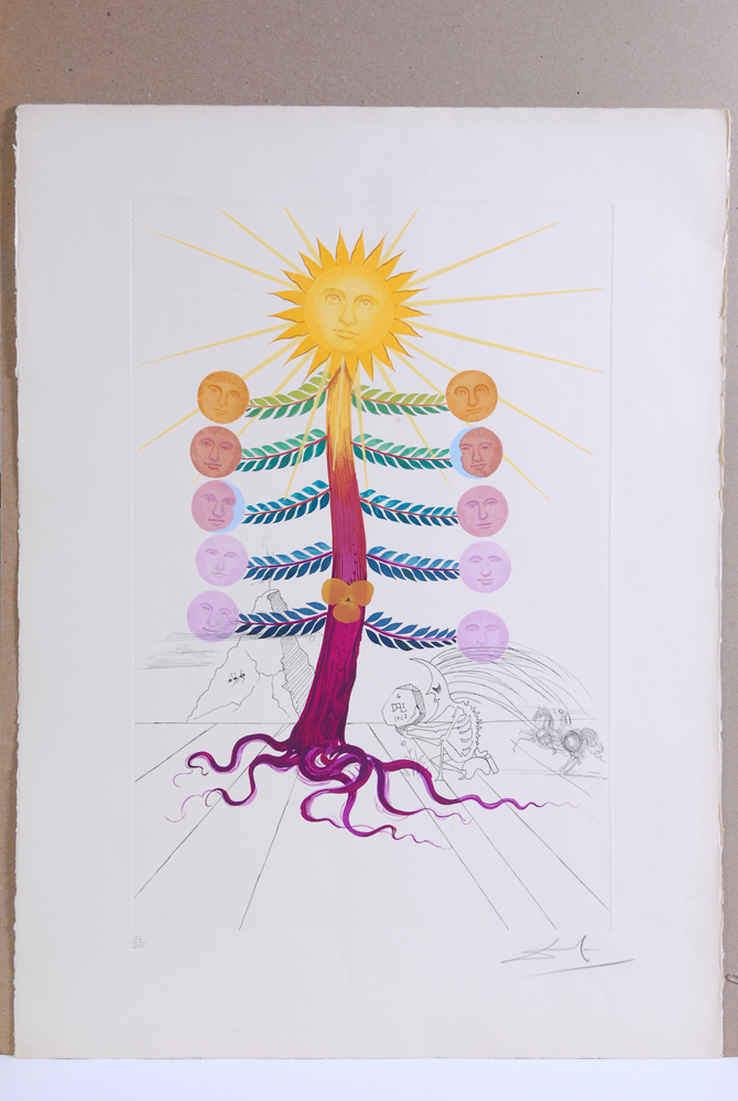 Salvador Dali "Flora Dalinae Lune" 1967