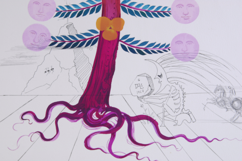 Salvador Dali "Flora Dalinae Lune" 1967