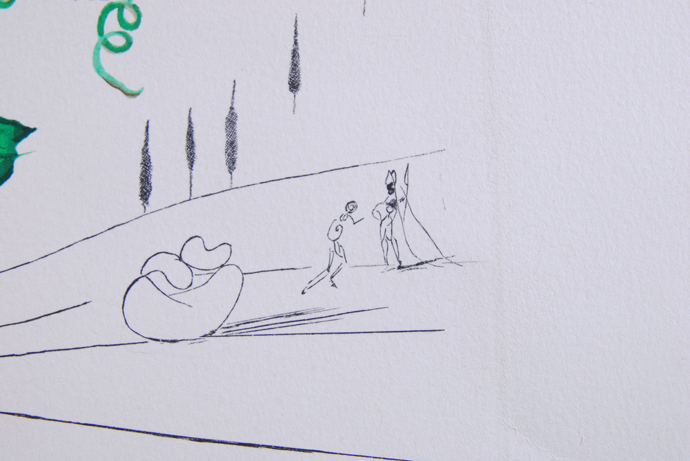 Salvador Dali "Flora Dalinae Pisum Sensuale" 1967