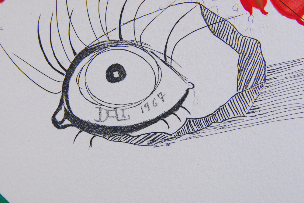 Salvador Dali "Flora Dalinae Pisum Sensuale" 1967