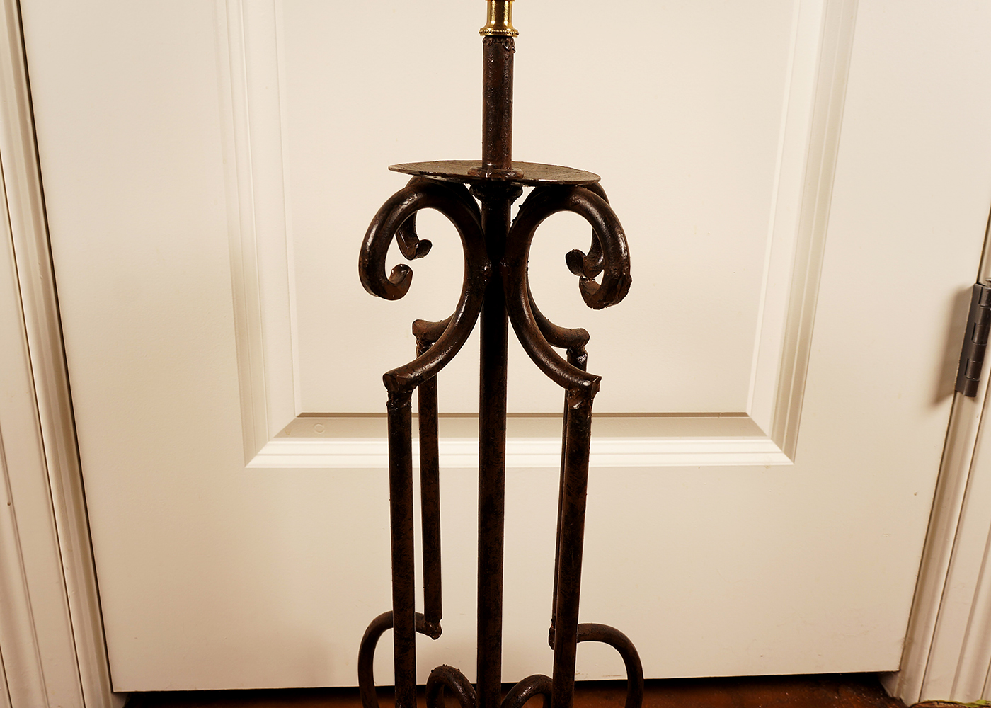 Wrought Iron Lamp Base
