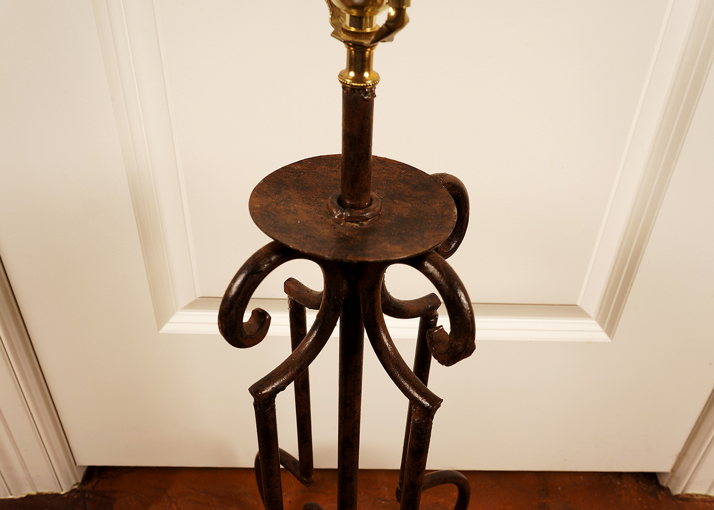 Wrought Iron Lamp Base