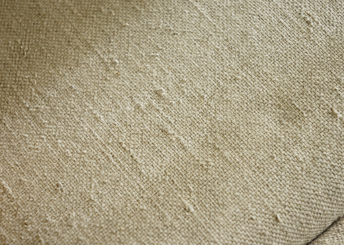 Ikea Fabric Covered Wooden Lounger and Ottoman