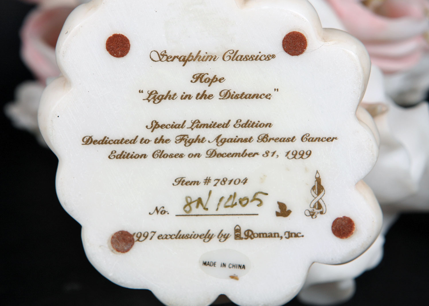 Seraphim Classics Special Edition, Numbered "Hope" Angel Figurine