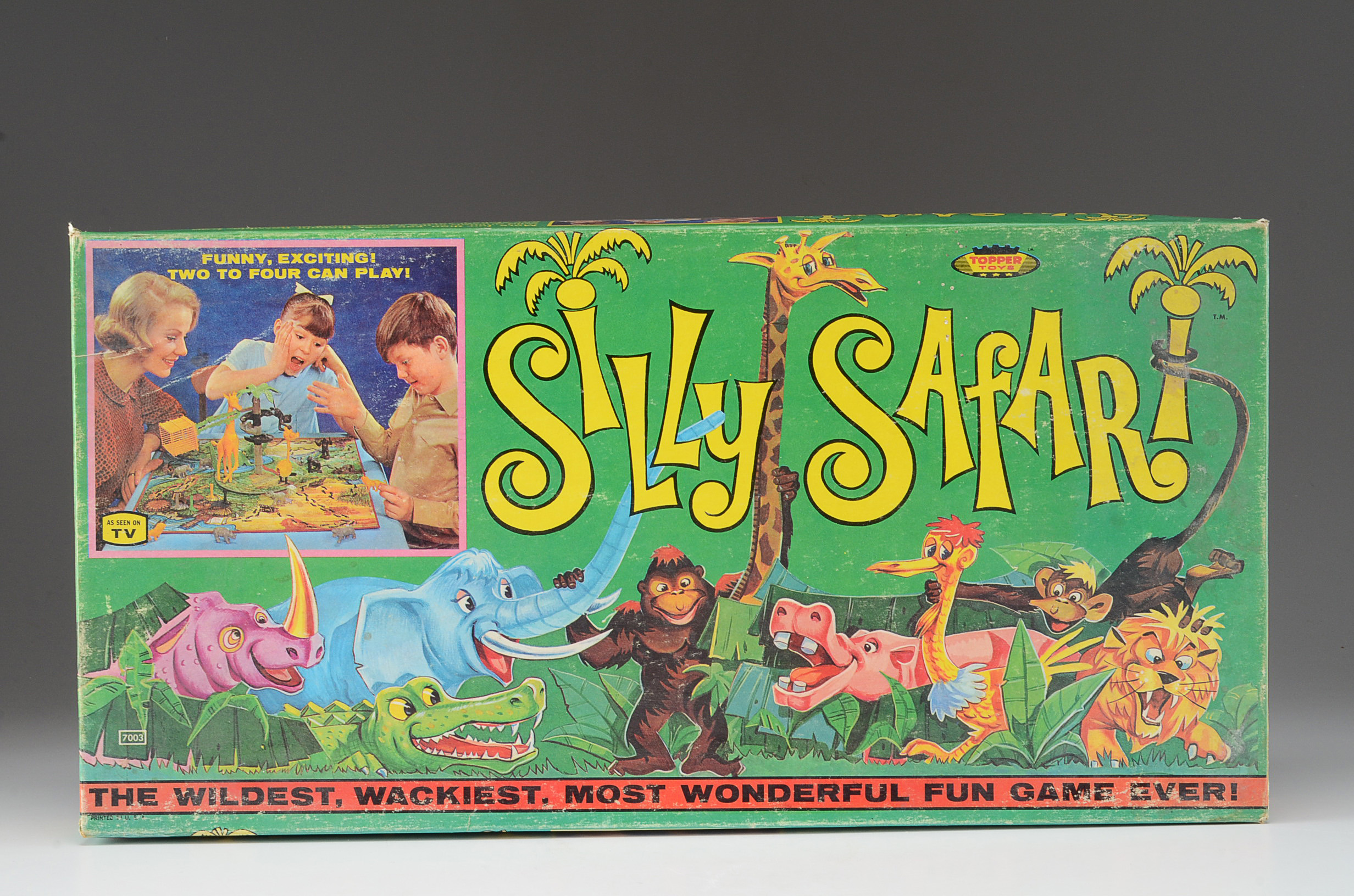 Vintage Clue and Silly Safari Board Games