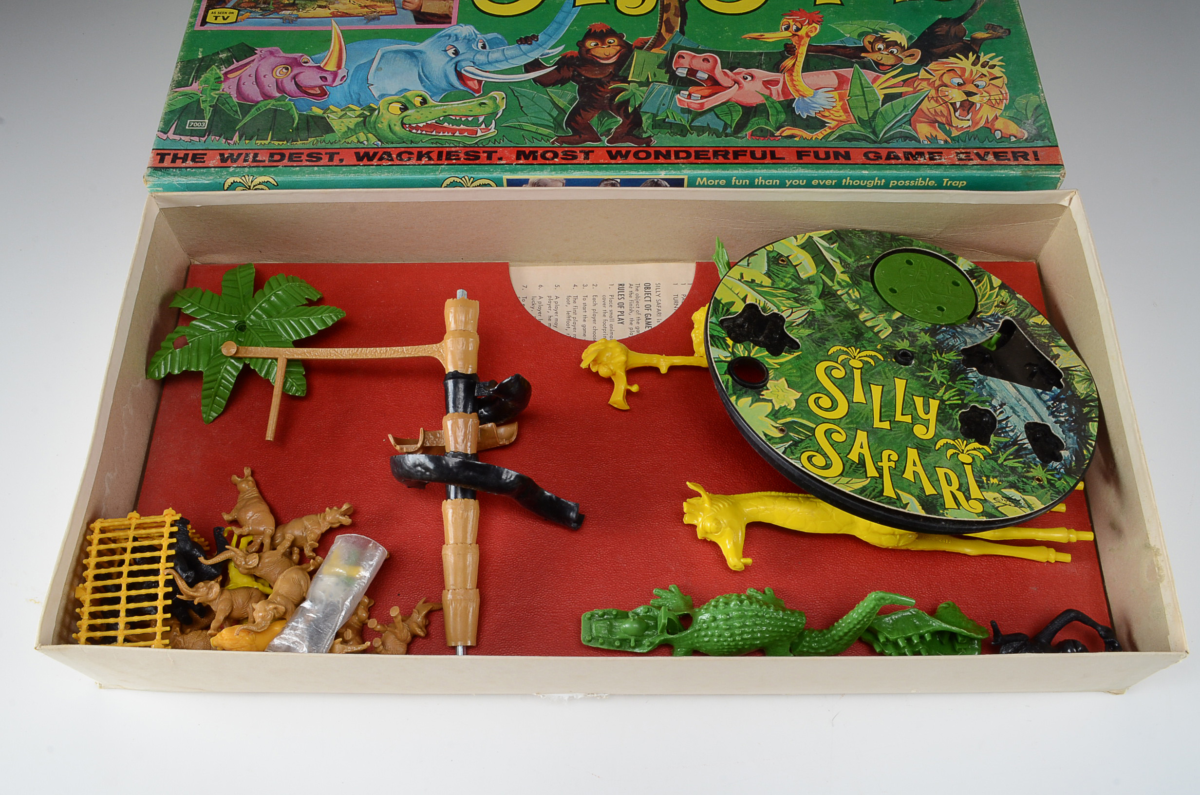 Vintage Clue and Silly Safari Board Games