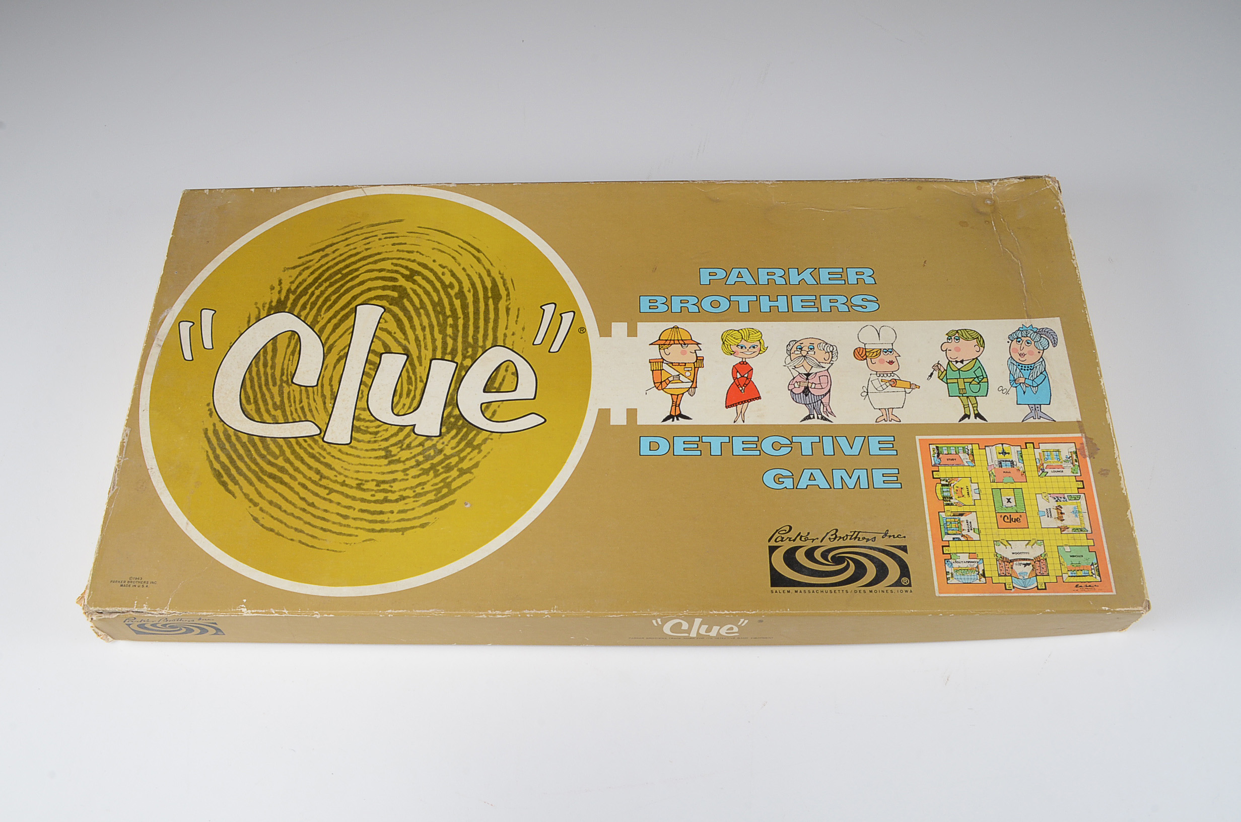 Vintage Clue and Silly Safari Board Games