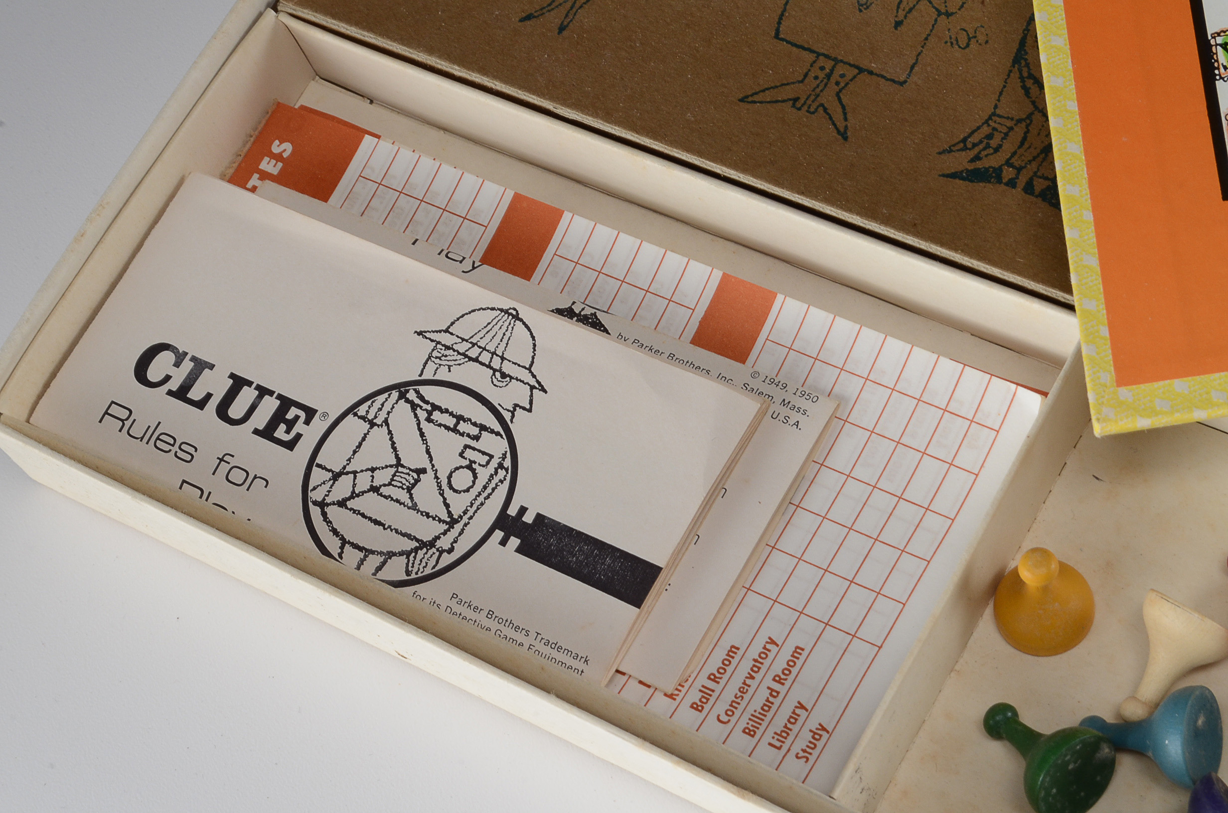 Vintage Clue and Silly Safari Board Games