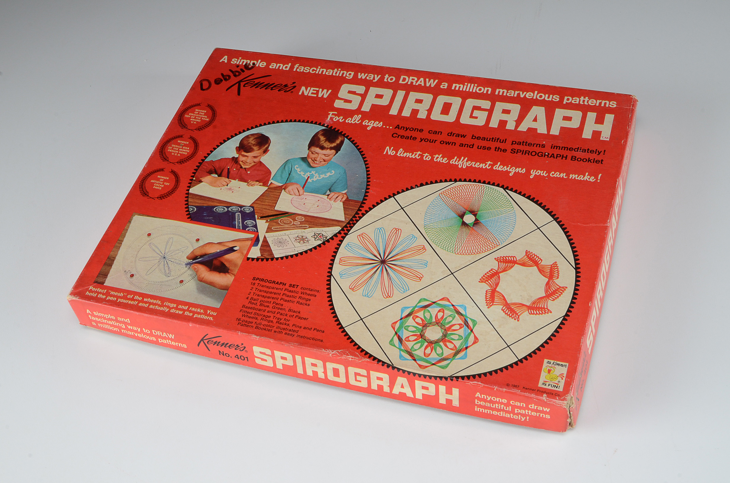 Vintage Spirograph and Concentration Board Games