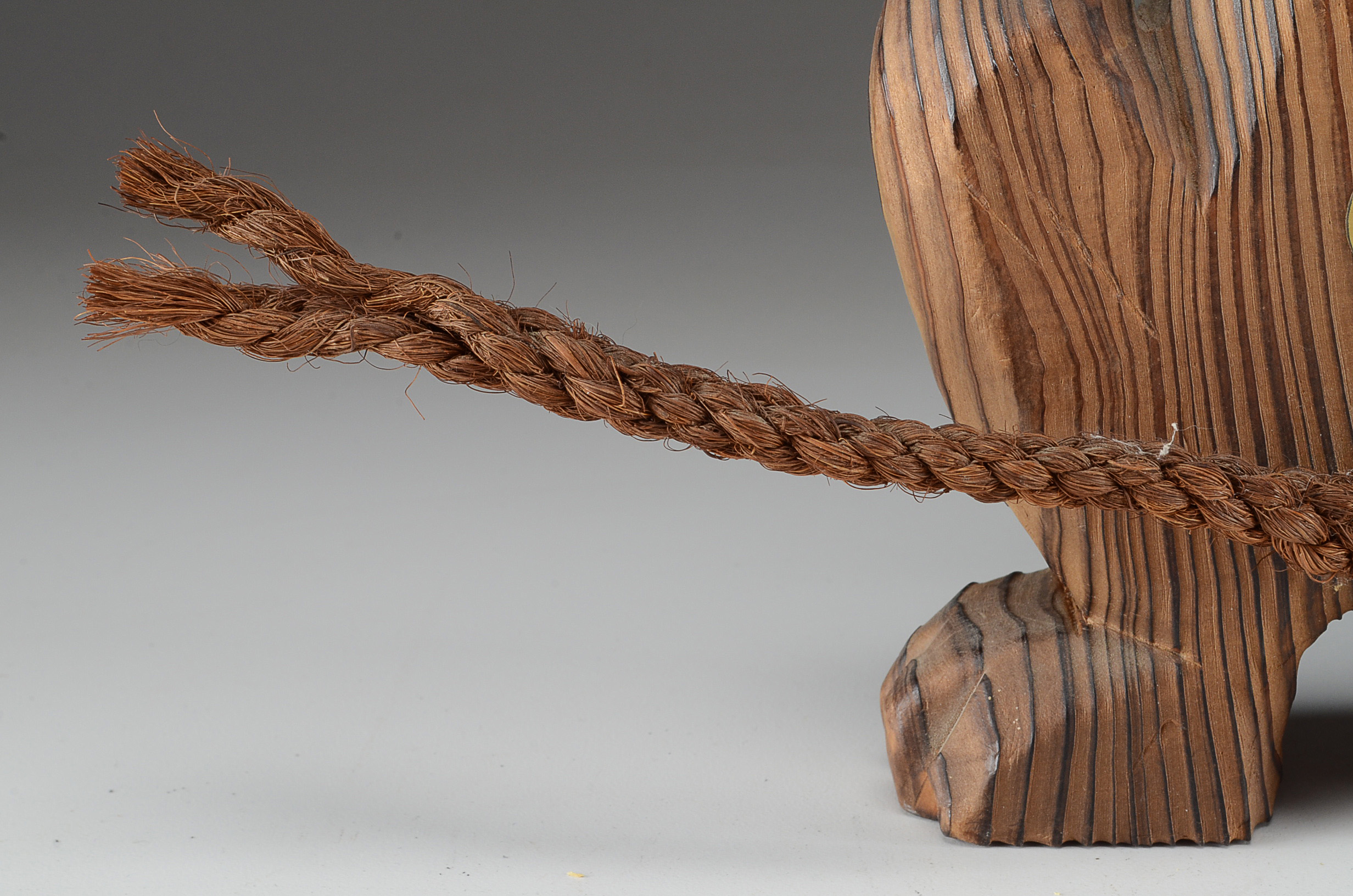 Circa 1950 Wony Ltd Japan Carved Cat Figure