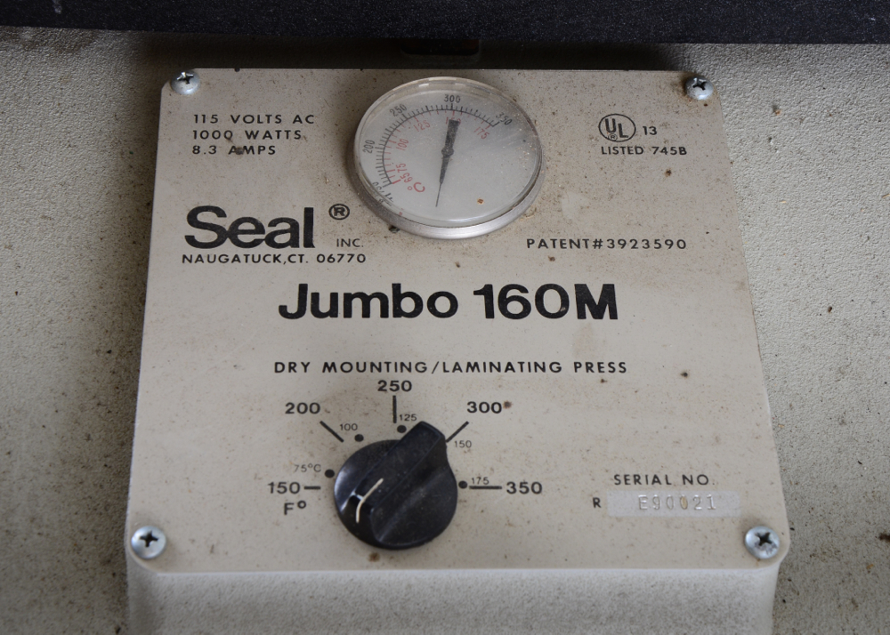 Seal 160M Jumbo, Dry Mount Press