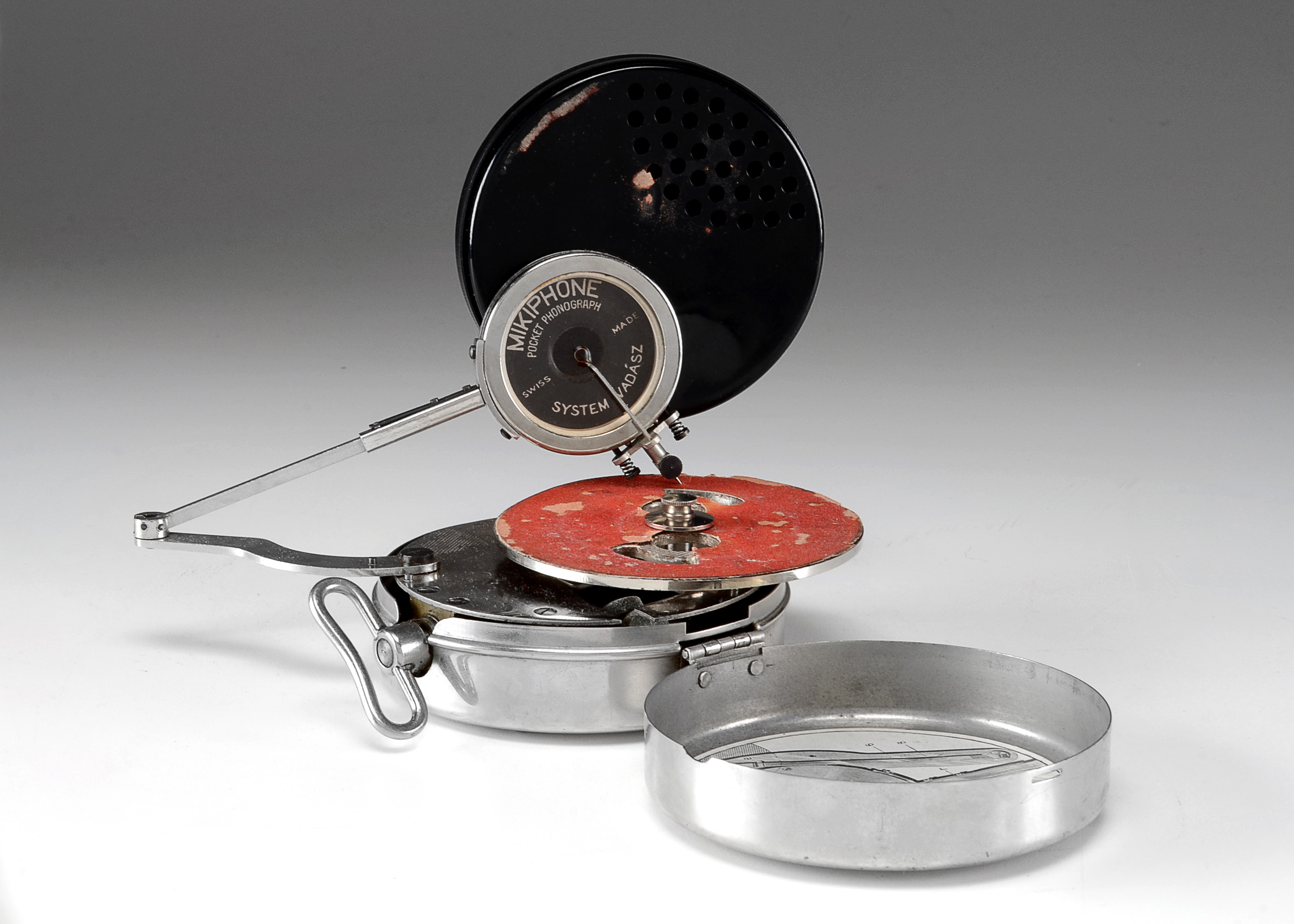 1920s Mikiphone Pocket Phonograph
