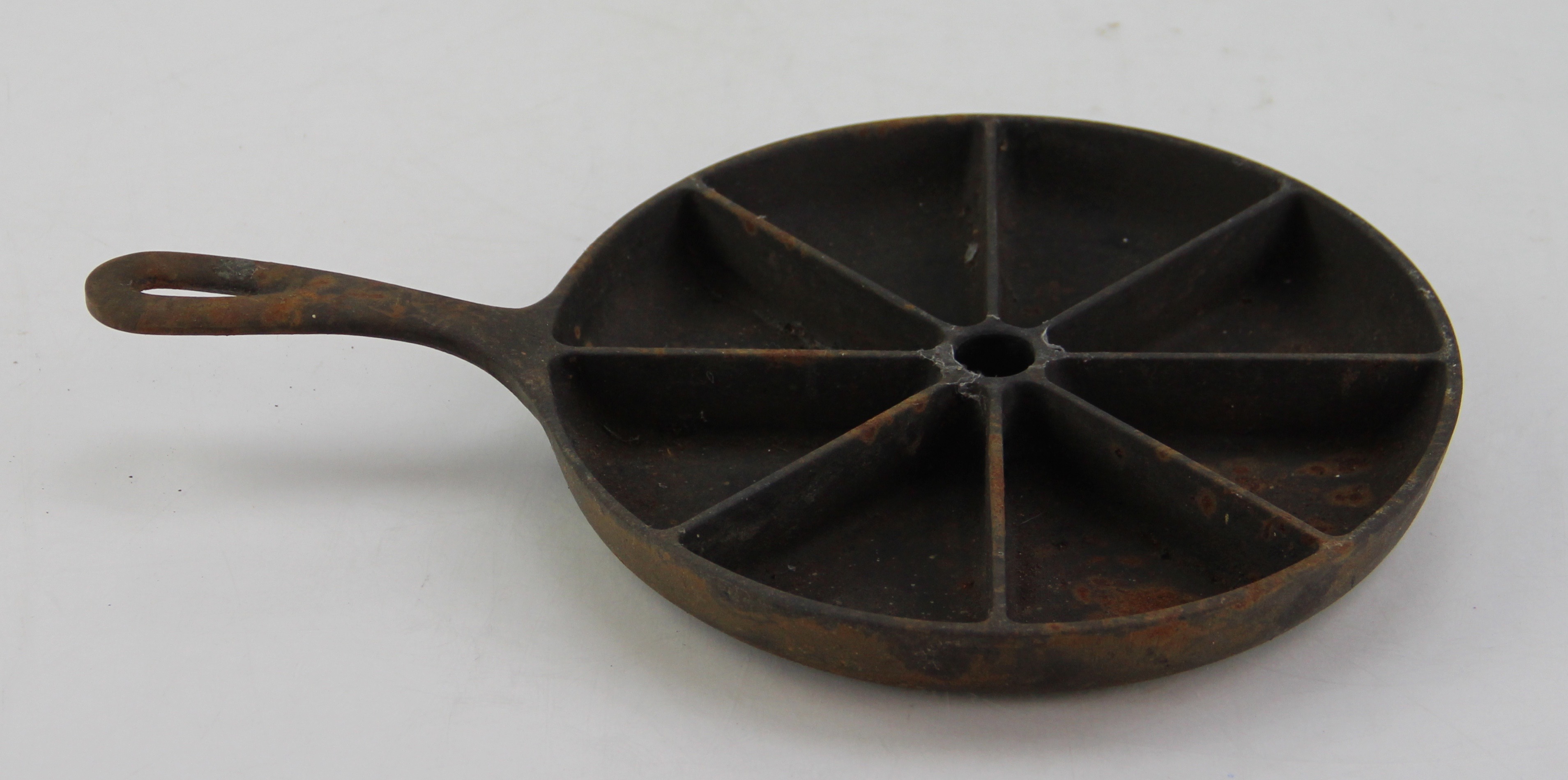 Enamel Pan with Cast Iron Cornbread Pans