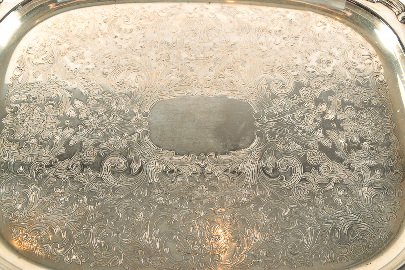 Five-Piece Hanson Silver Plate Tea Service