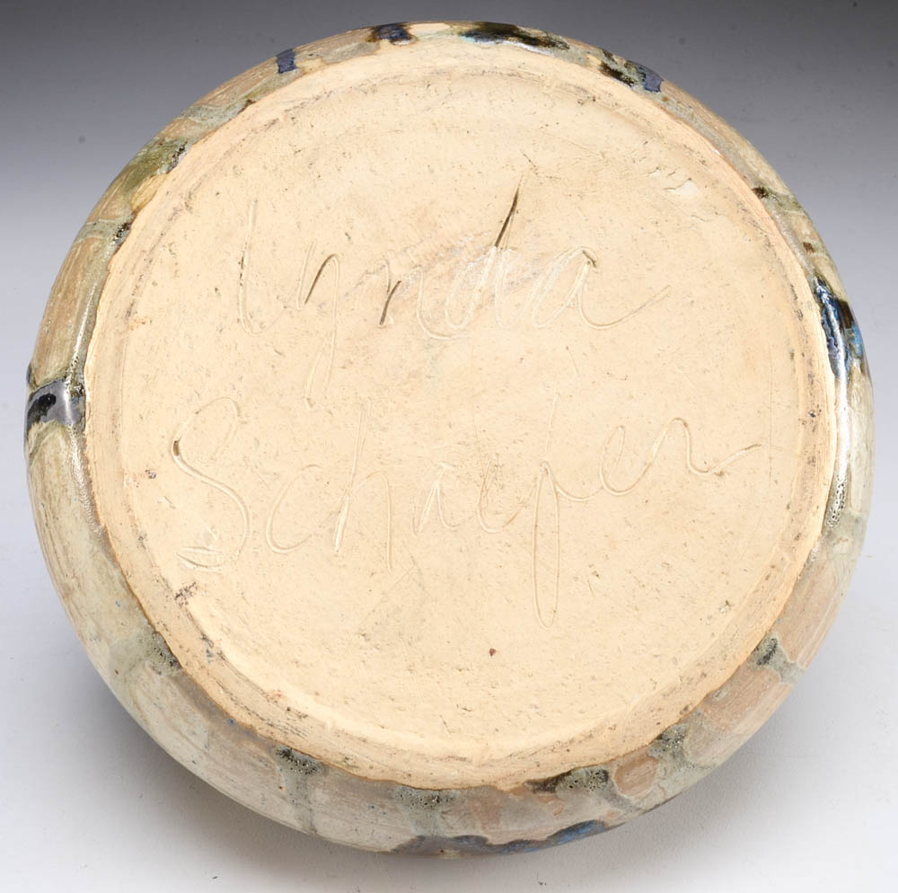 Trio of Vintage Art Pottery Drip Glaze Vases