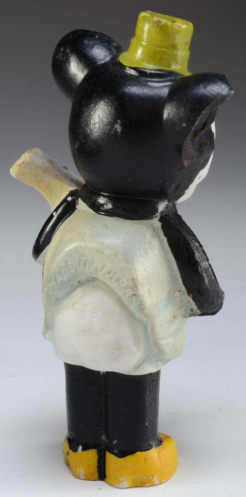 1930s Walt Disney Mickey and Minnie Mouse Sand Toy And Figurine