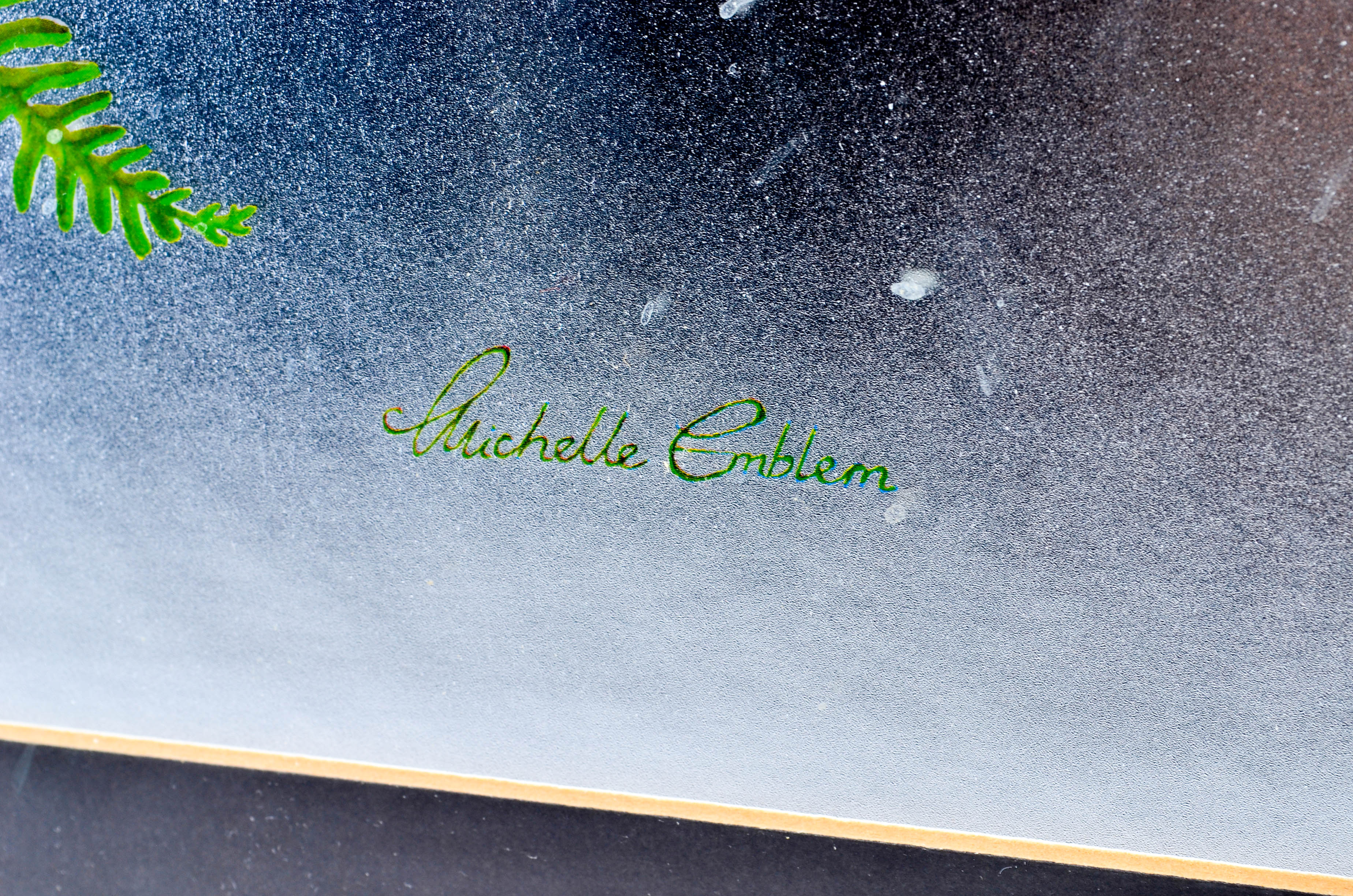 Michelle Emblem "Poppy Nymph" Foil Painting