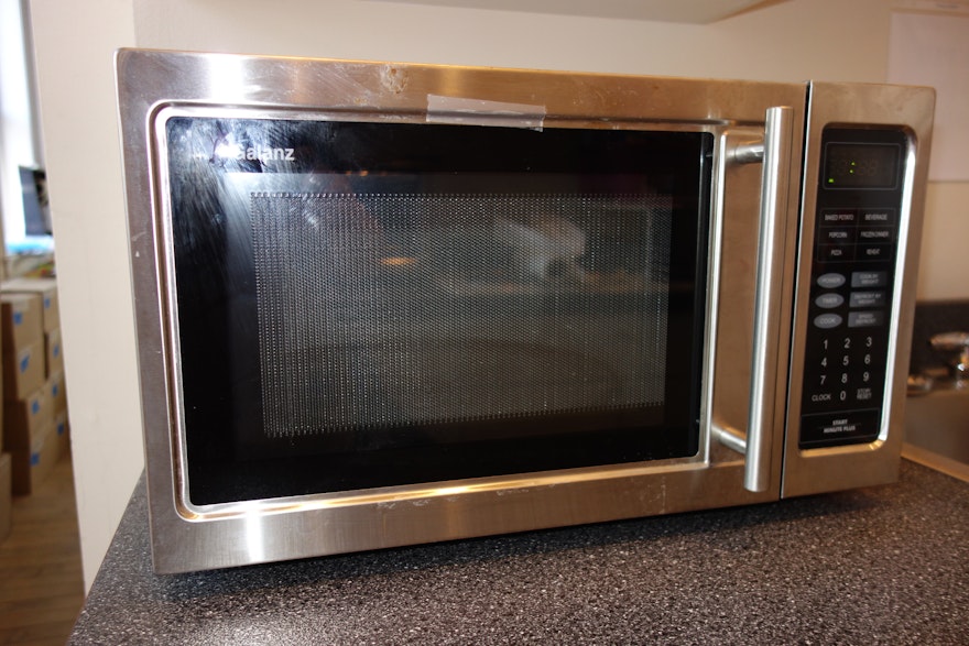 Stainless Steel Galanz Microwave
