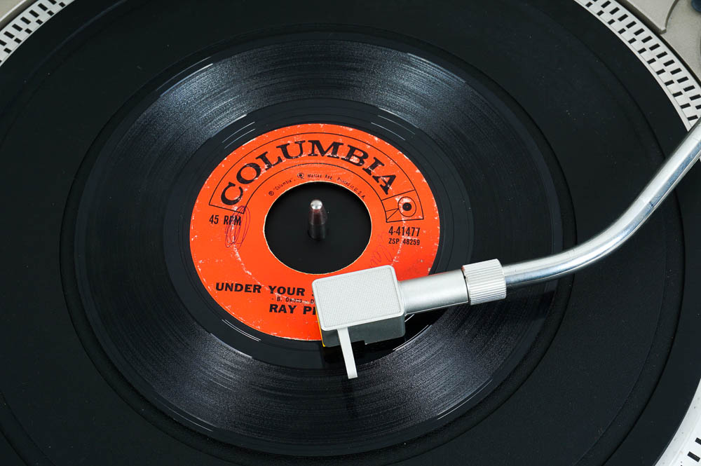 Sony PS-333 Stereo Turntable System and Records