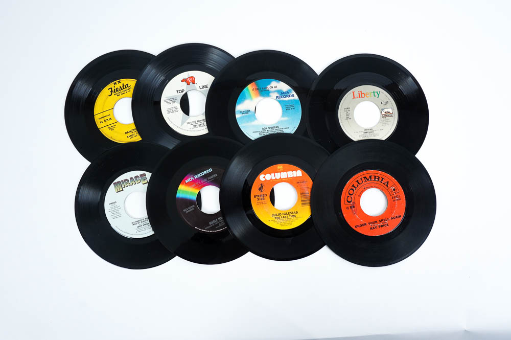 Sony PS-333 Stereo Turntable System and Records